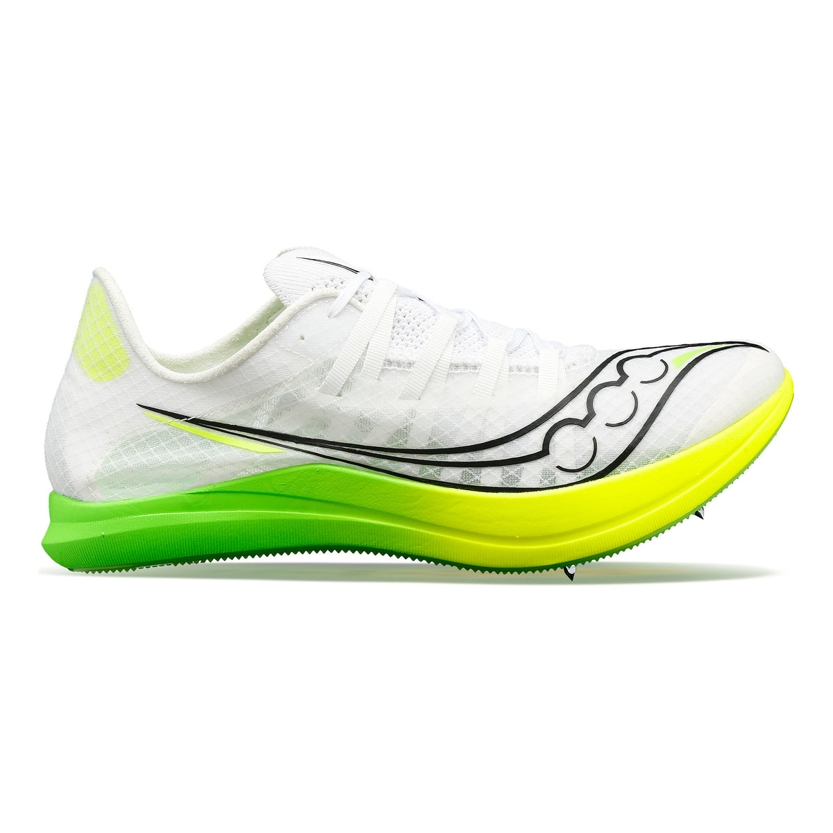 Saucony Terminal VT Spike Shoes Women-White,Neon Green