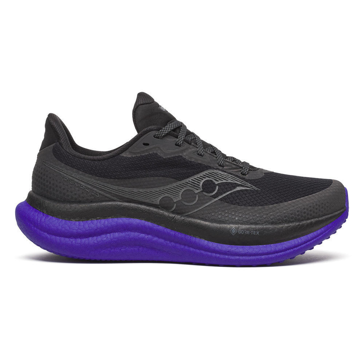 Saucony Triumph 23 GTX Neutral running shoe Men-black, violet