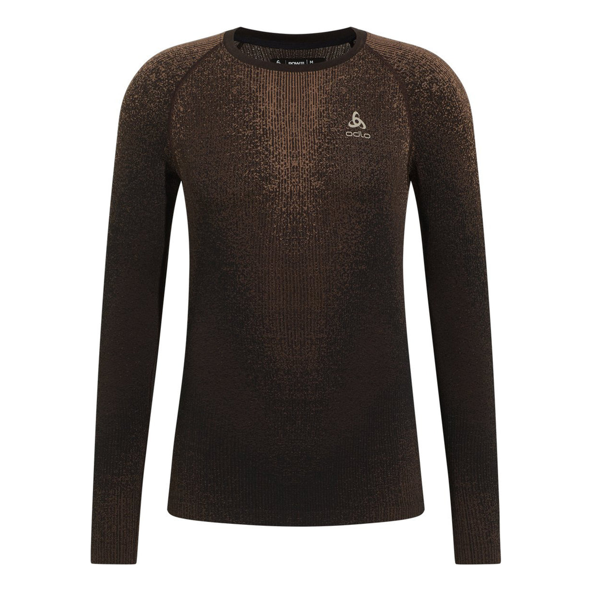 Odlo Performance Warm Blackcomb Crew Neck Vest Men-Brown
