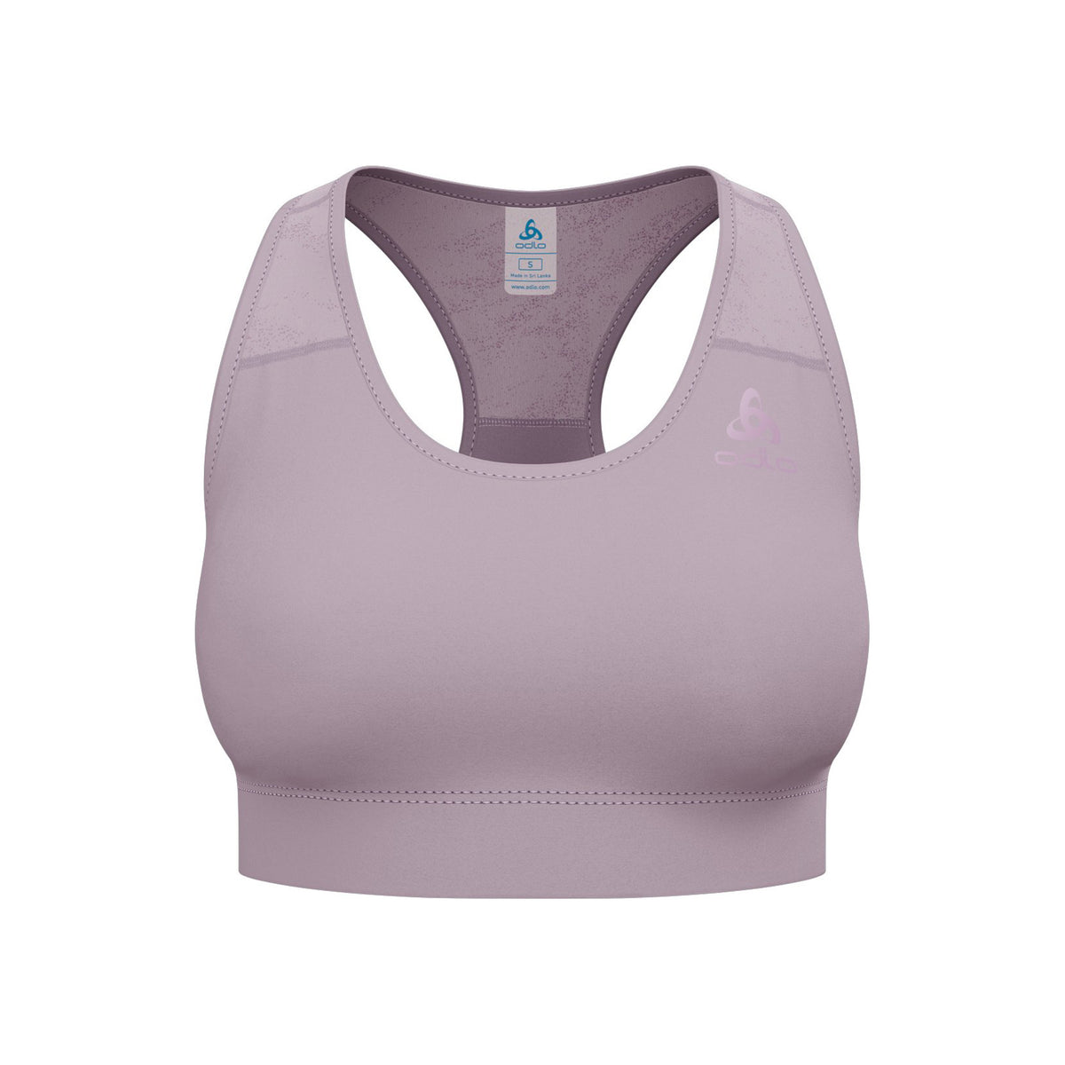 Odlo Essential Bralette Print Sport-BH Damen - grau,