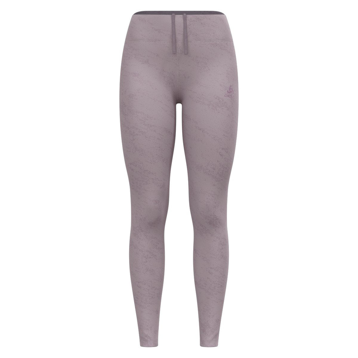 Odlo Zeroweight Print Reflective Lauftight Damen-Grau