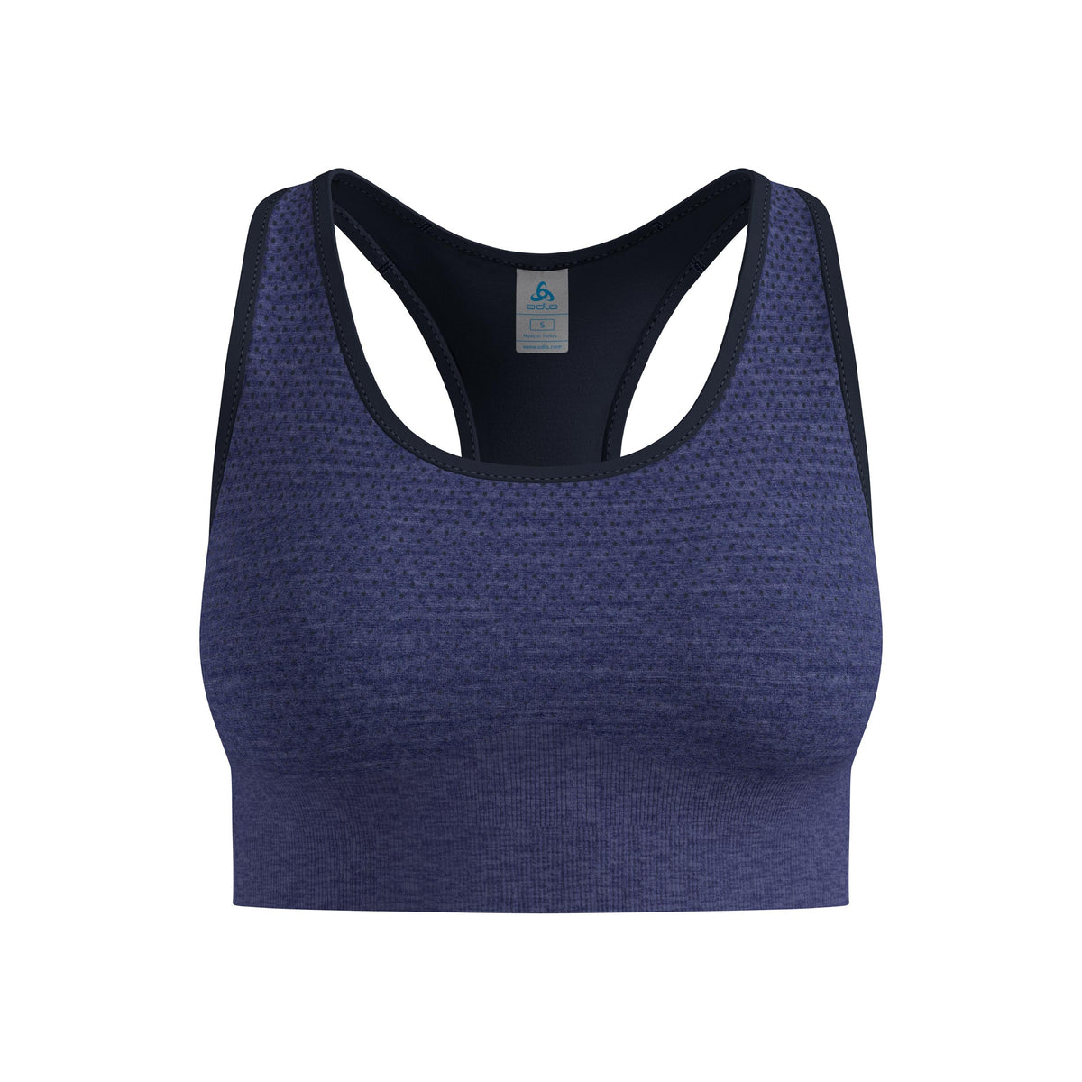 Odlo Seamless Medium Padded Sport  Sport-BH Damen - blau