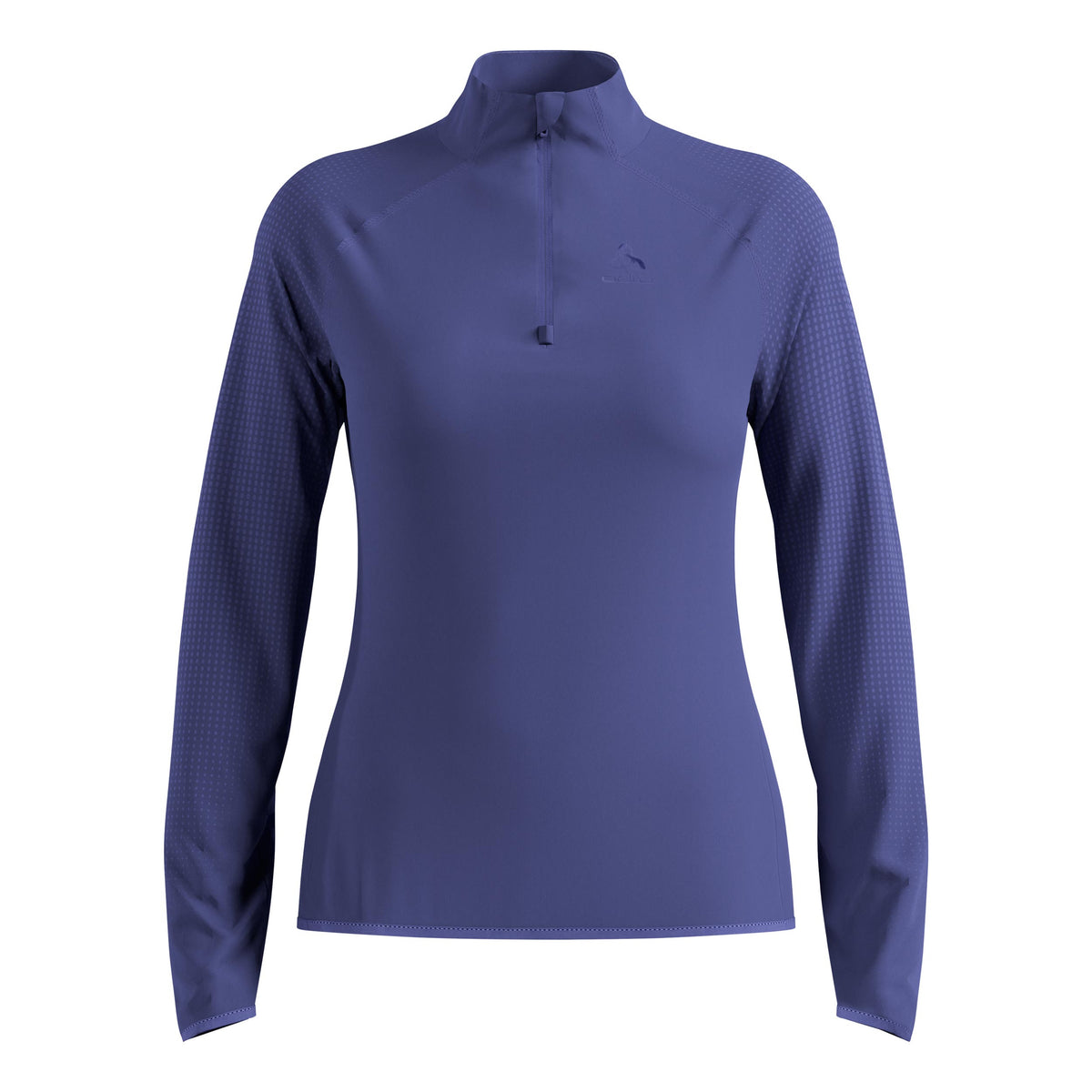 Odlo Zeroweight Warm Mid Layer 1/2 Zip Running shirt Women - blue
