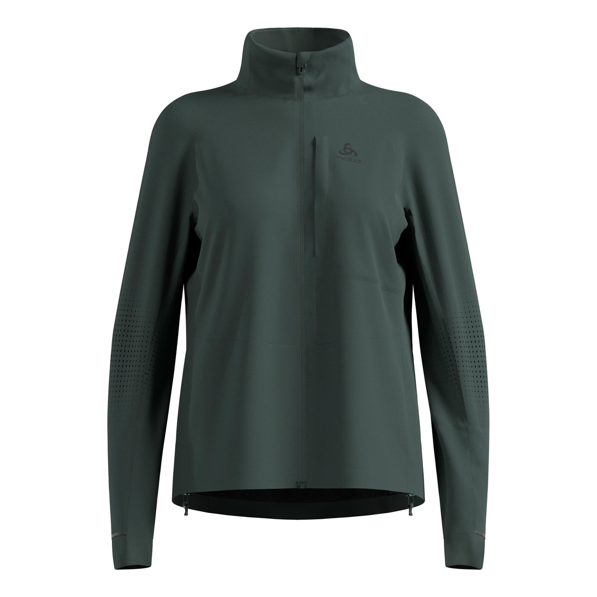 Odlo Zeroweight Pro Warm Reflective Running Jacket Women-Olive