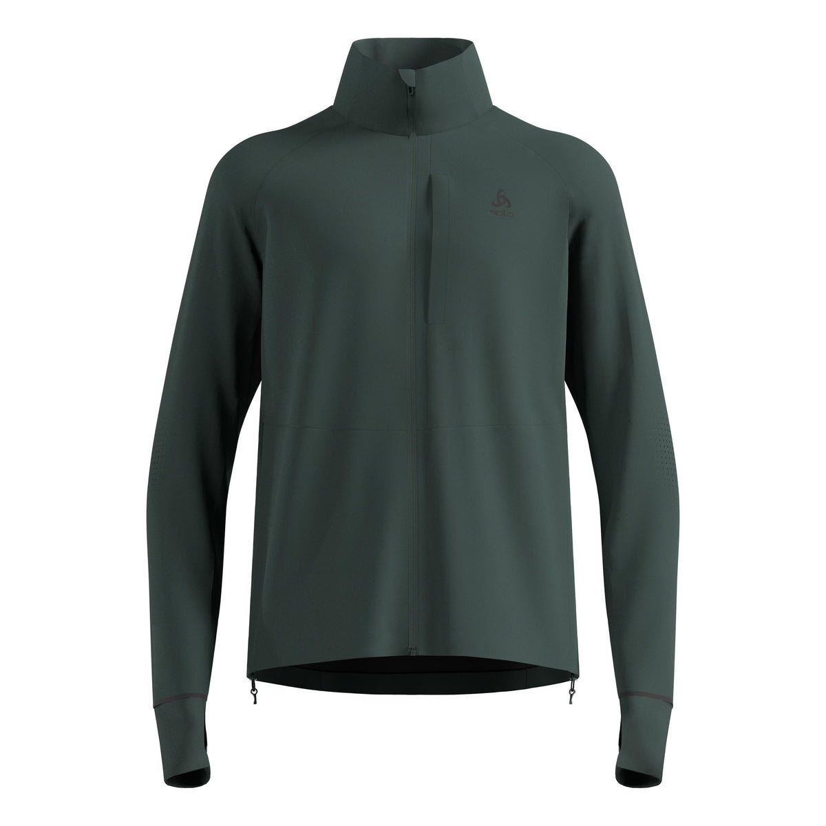 Odlo Zeroweight Pro Warm Reflective Running Jacket Men-Olive
