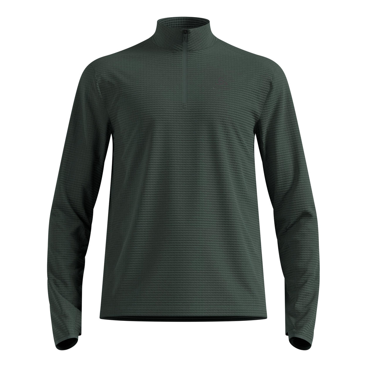 Odlo Essential Thermal Midlayer 1/2 Zip Running shirt Men - olive