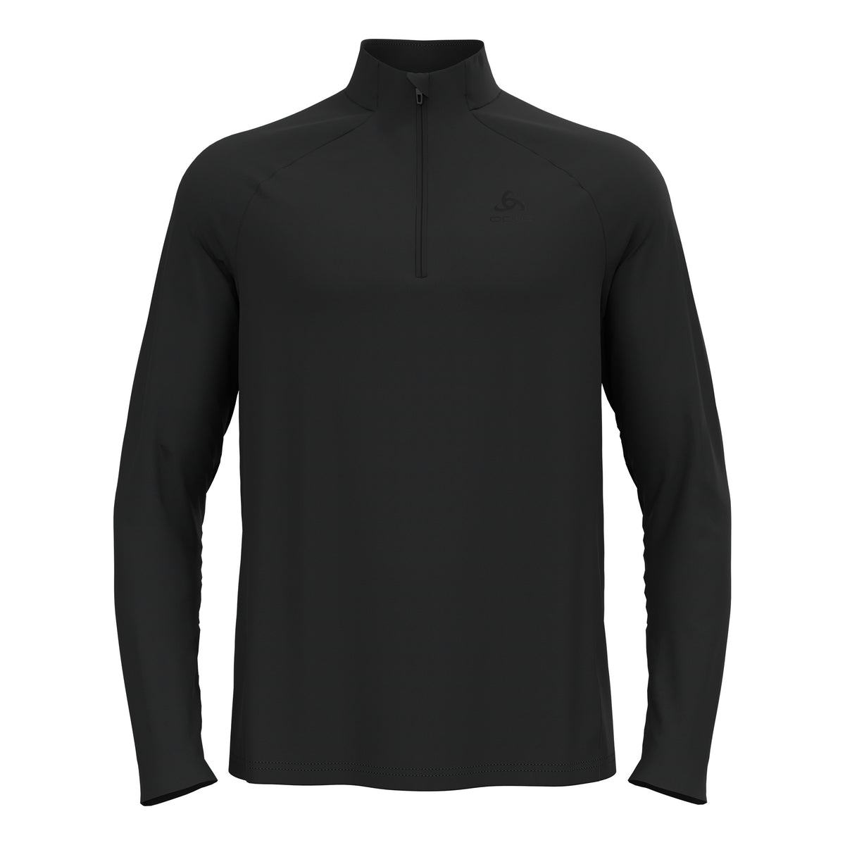 Odlo Essential 1/2 Zip Laufshirt Herren-schwarz