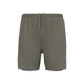 Essential 6in 2in1 Running shorts Men-khaki