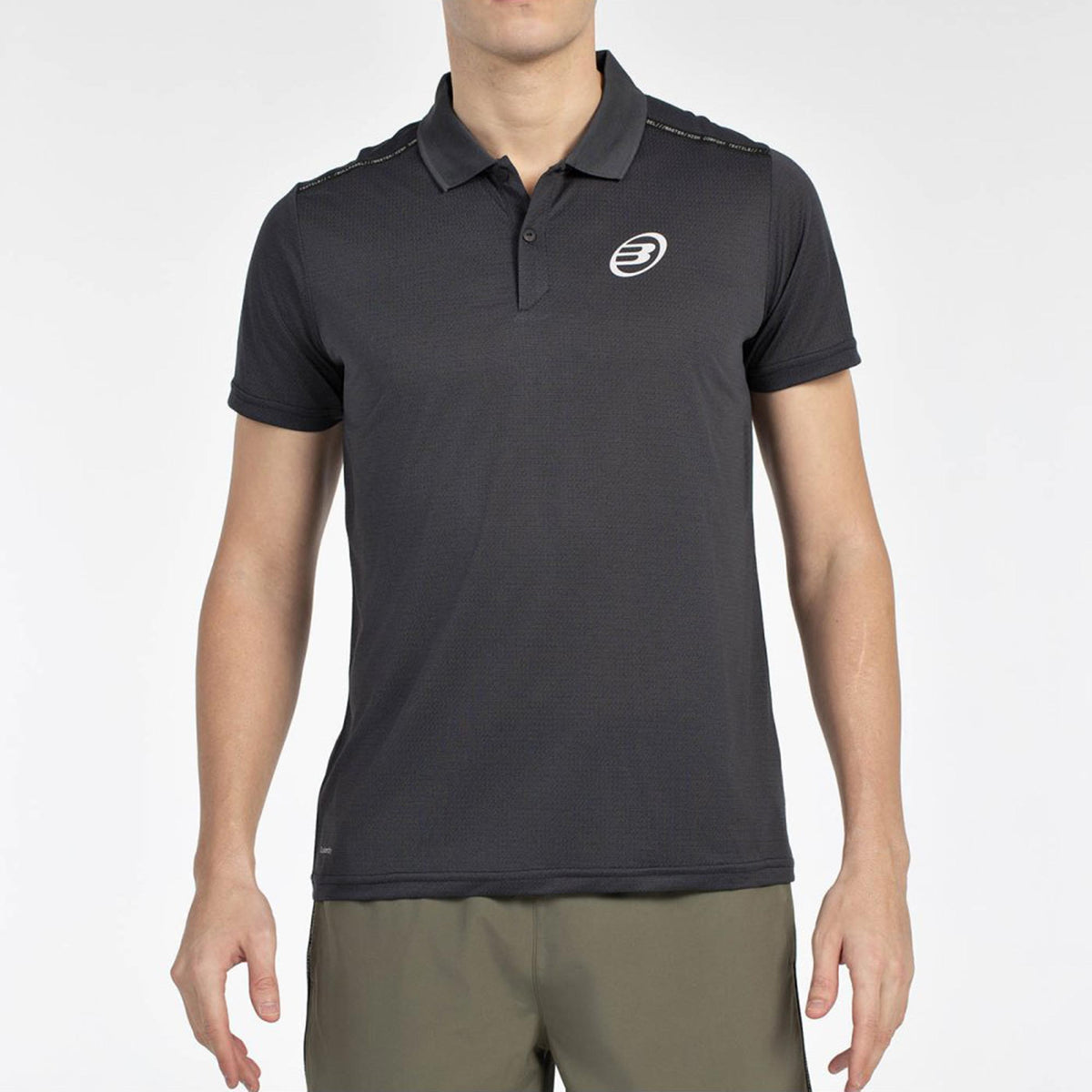 Bullpadel Mirac Polo Men-Black
