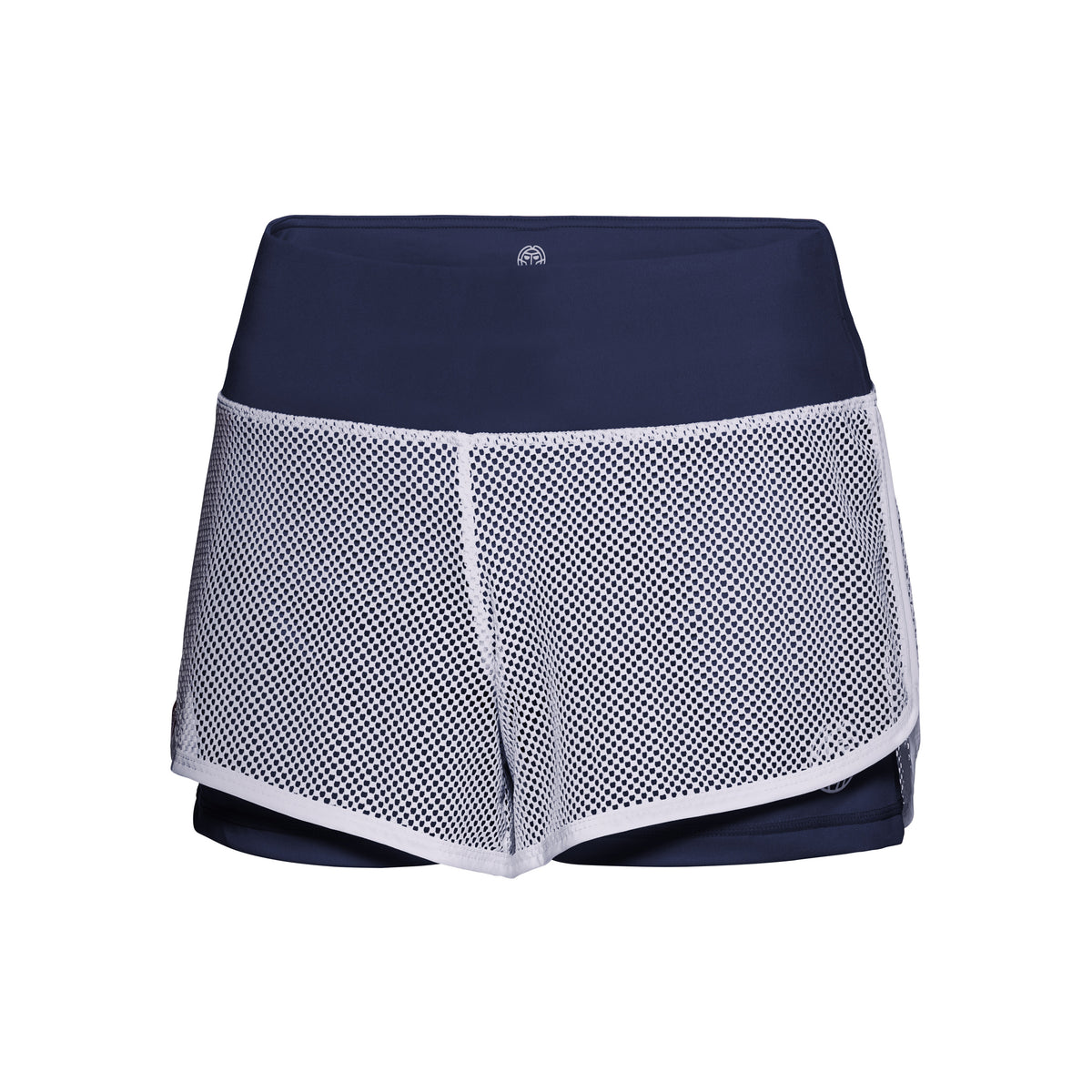BIDI BADU Efia Tech (2in1) Shorts Women-Dark Blue,White