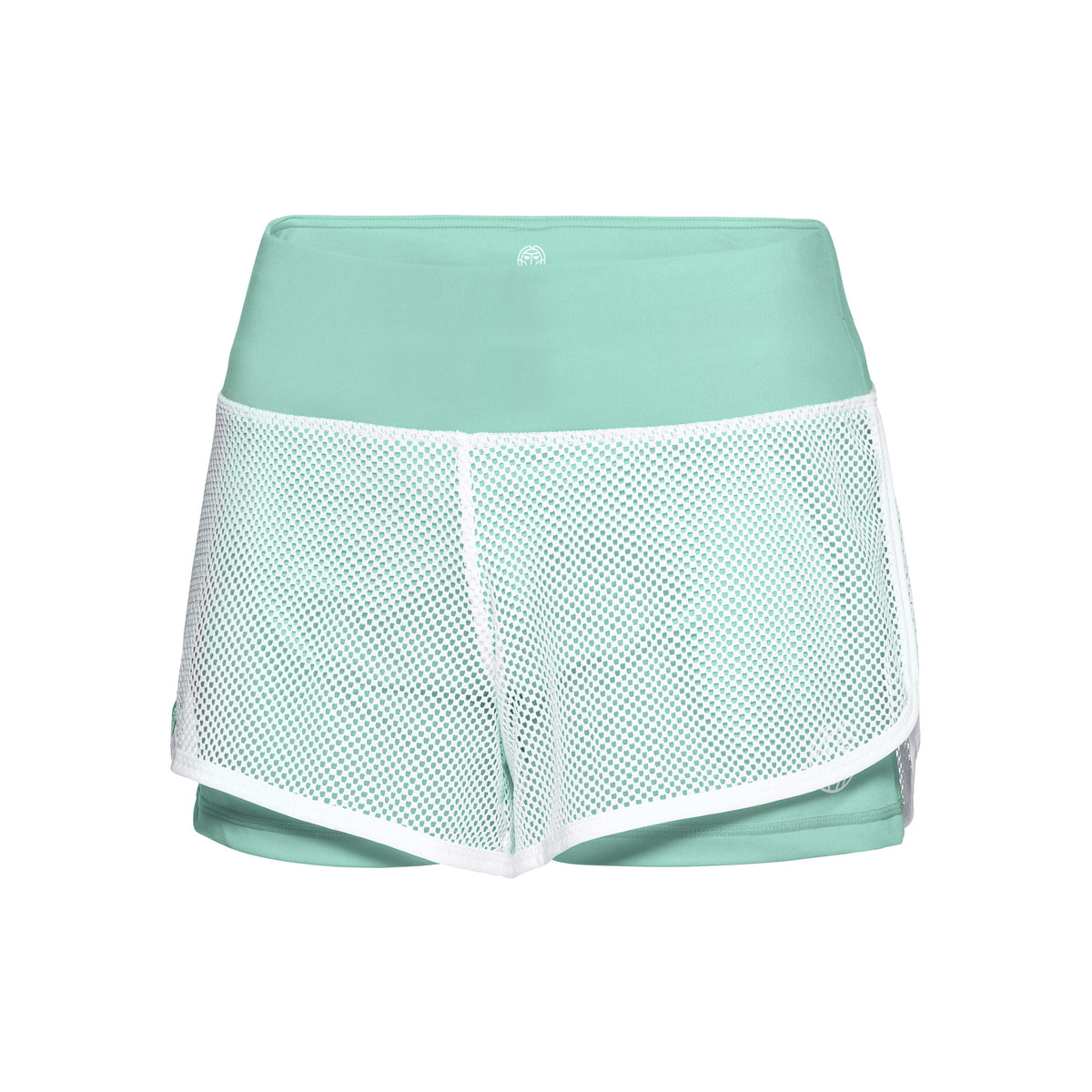 BIDI BADU Efia Tech (2in1) Shorts Damen-Mint,Weiß