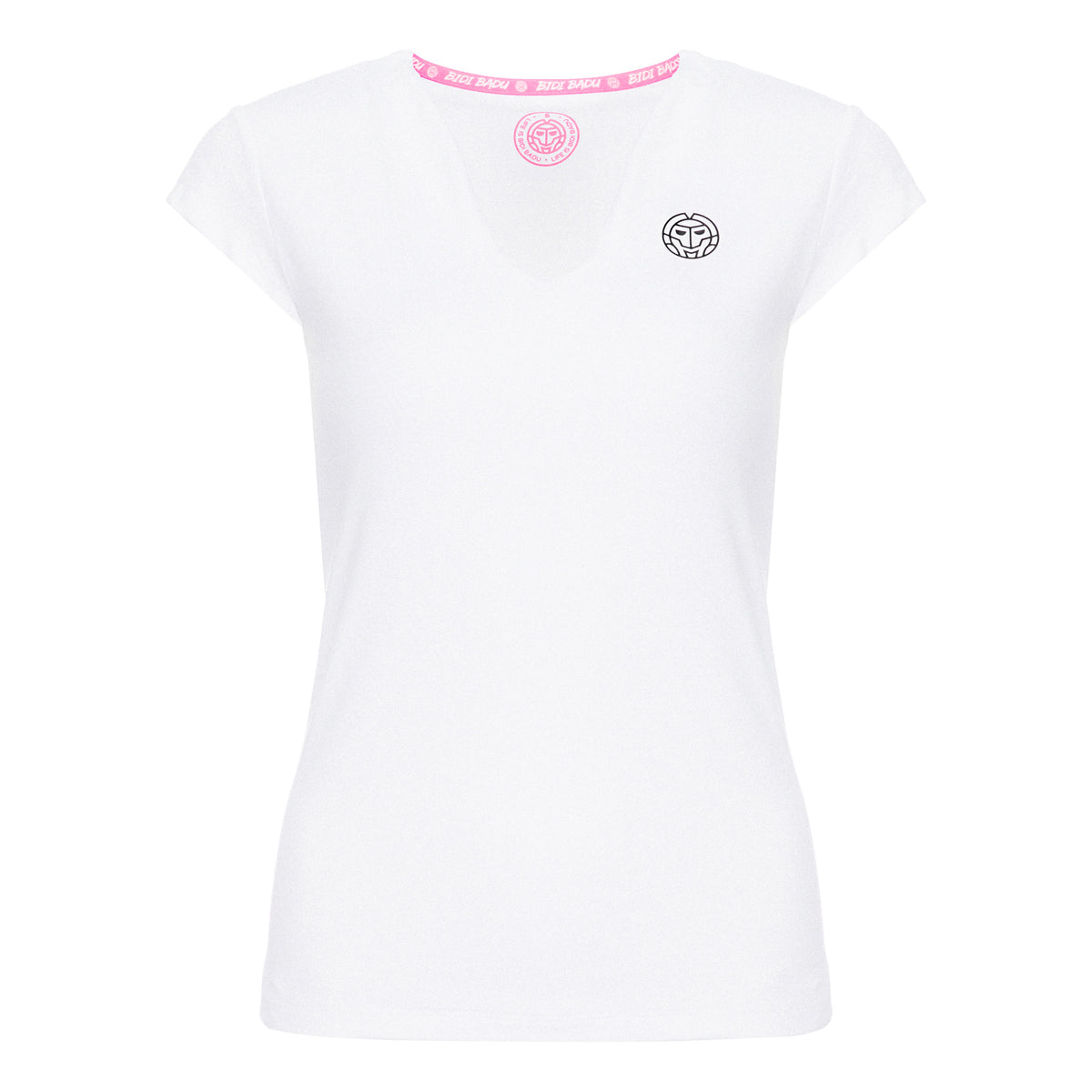 BIDI BADU Bella 2.0 Tech V-Neck T-Shirt Women - white, black