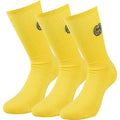 Matayo Crew Tech Sports Socks 3 Pack Men-Yellow,Black