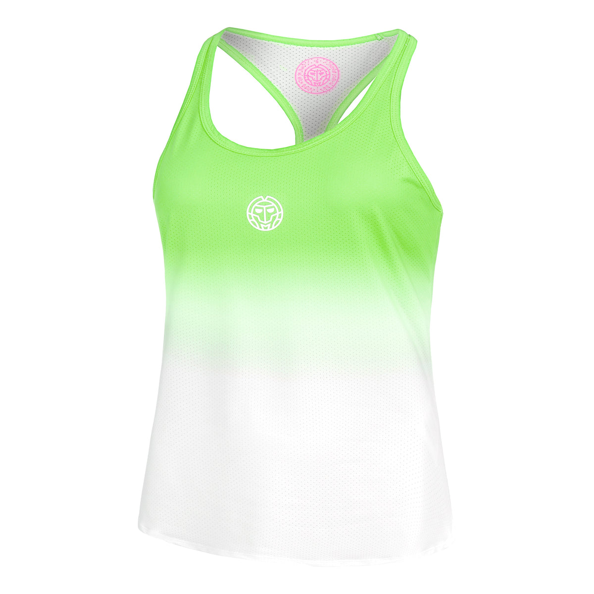 BIDI BADU Crew Gradiant Tank Top Women-Neon Green,White