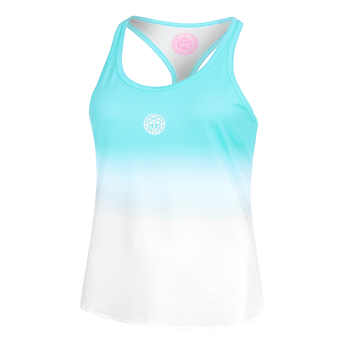 BIDI BADU Crew Gradiant Tank-Top Damen-Türkis,Weiß