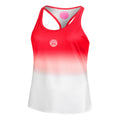 Crew Gradiant Tank Top Women-Red,White
