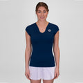 Crew V-Neck T-Shirt Damen-Dunkelblau