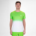 Crew Gradiant T-Shirt Men-Neon Green,White