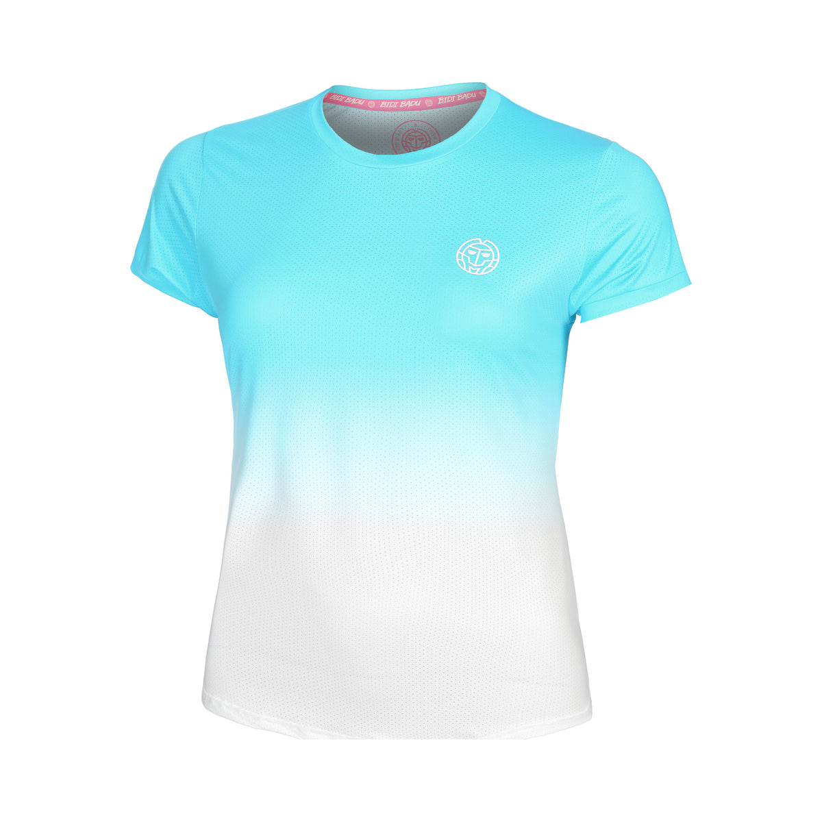 BIDI BADU Crew Gradiant T-Shirt Mädchen-Türkis,Weiß