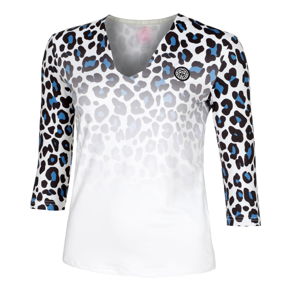 BIDI BADU Leoparty Styles V-Neck Long sleeve Women - white, black