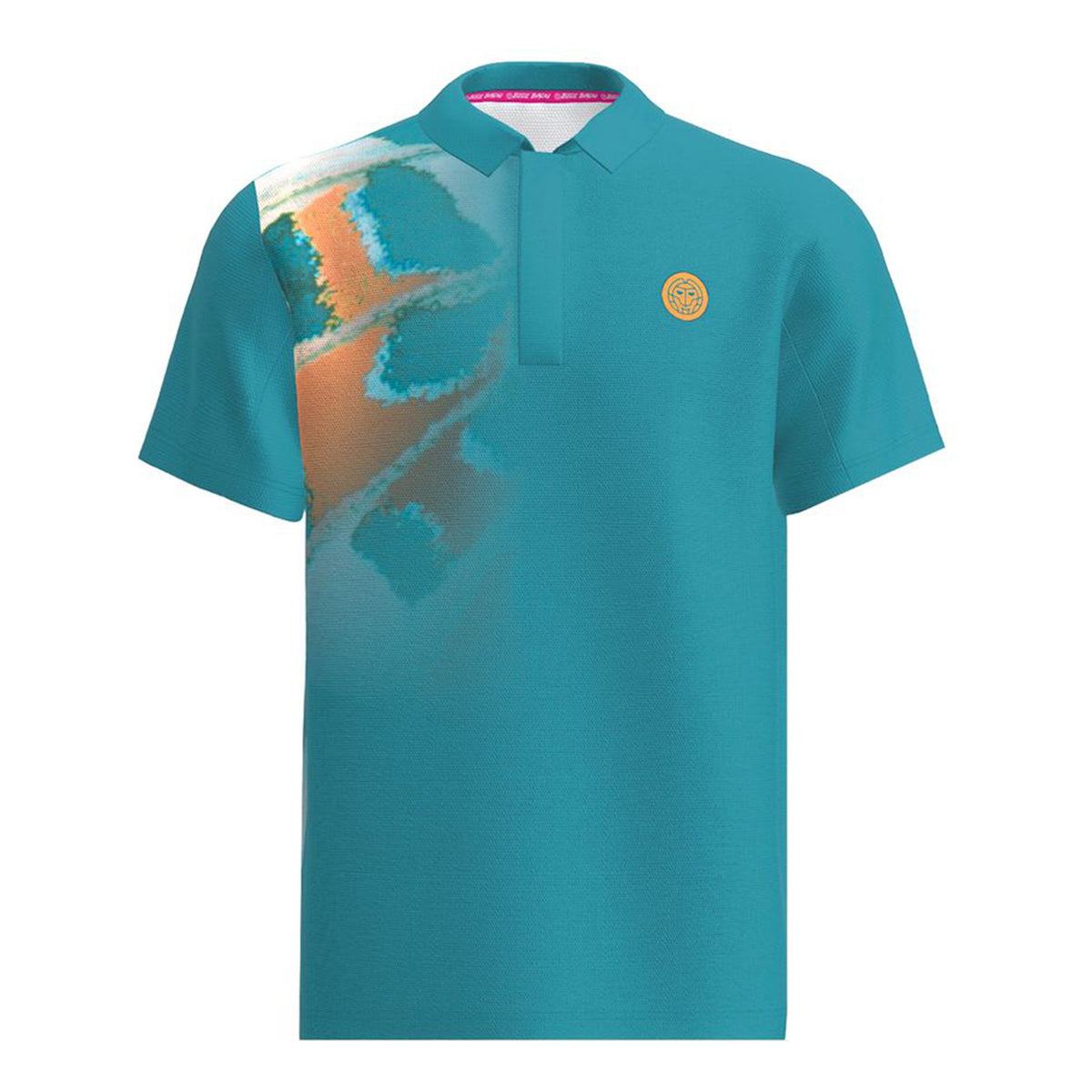 BIDI BADU Melbourne 2025 Polo Men-Petrol,Orange