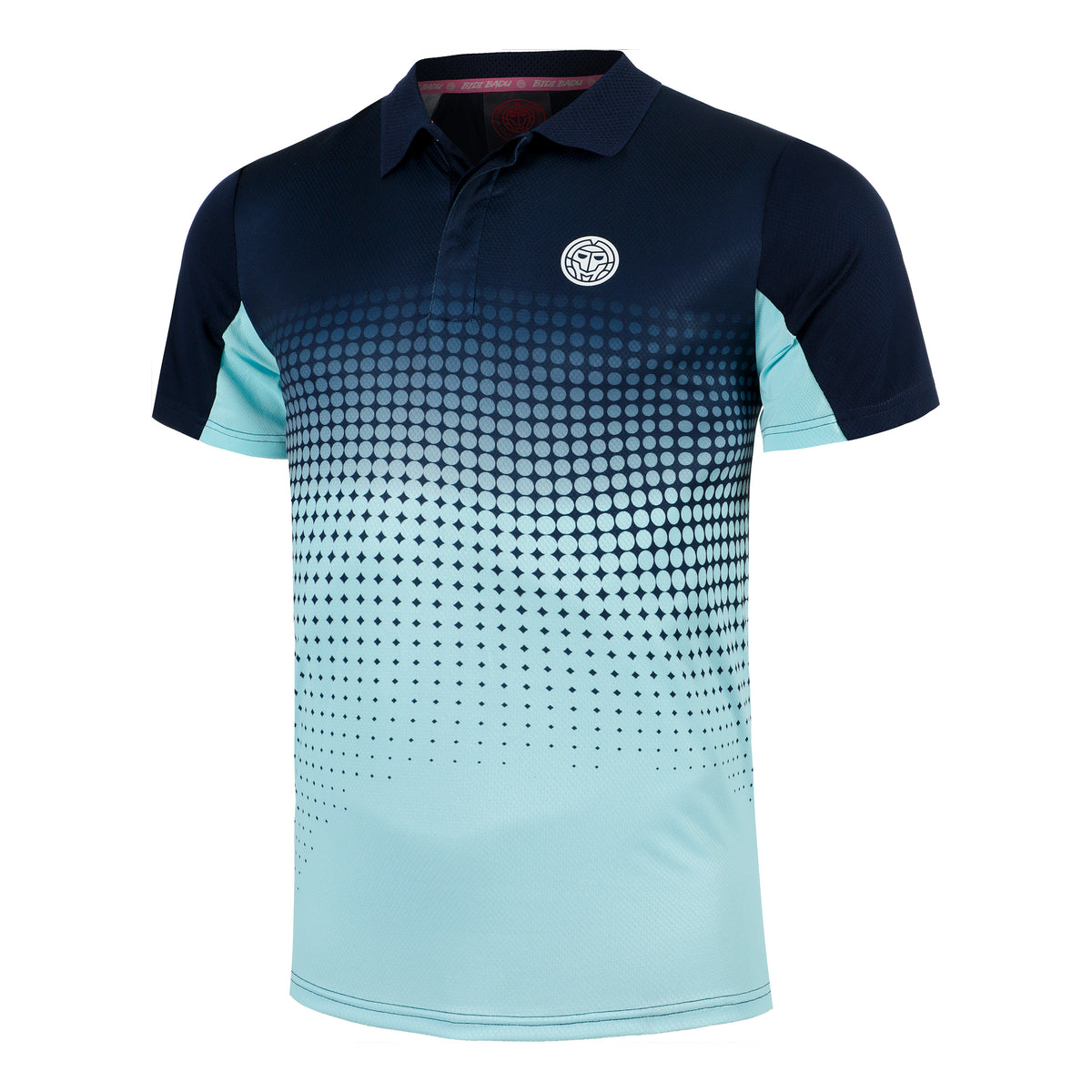 BIDI BADU Spectrum Spirit Polo Men-Light Blue,Dark Blue