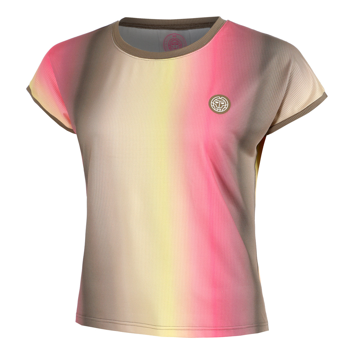 BIDI BADU Spectrum T-Shirt Women-Brown,Yellow