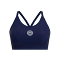 Crew Low Support Strappy Sport-BH Damen-Dunkelblau