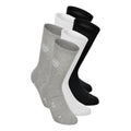 Don Carlito XXL Crew Move Tennis Socks-Grey,Black