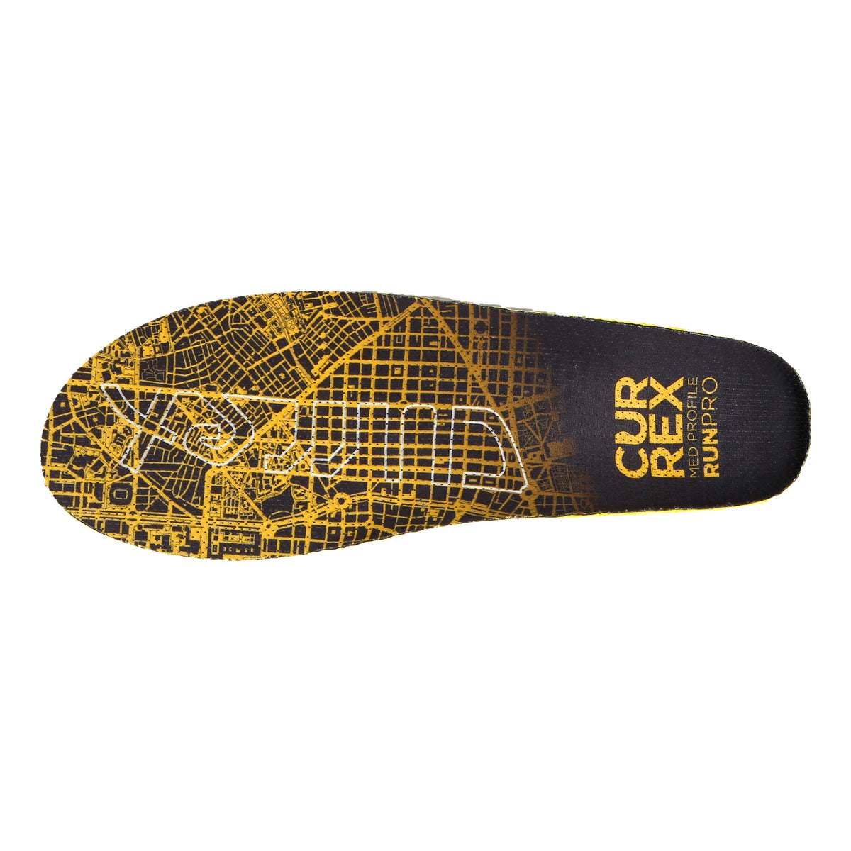 CURREX RunPro Med Insoles-Yellow,Black
