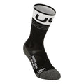Runner'S One Mid Laufsocken Damen-Schwarz,Weiß