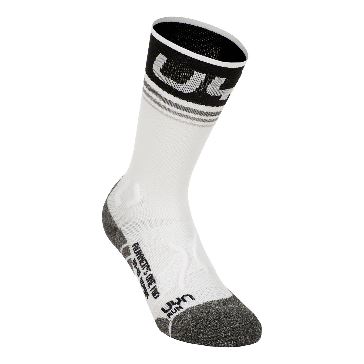 UYN Runner'S One Mid Running Socks Women-White,Black