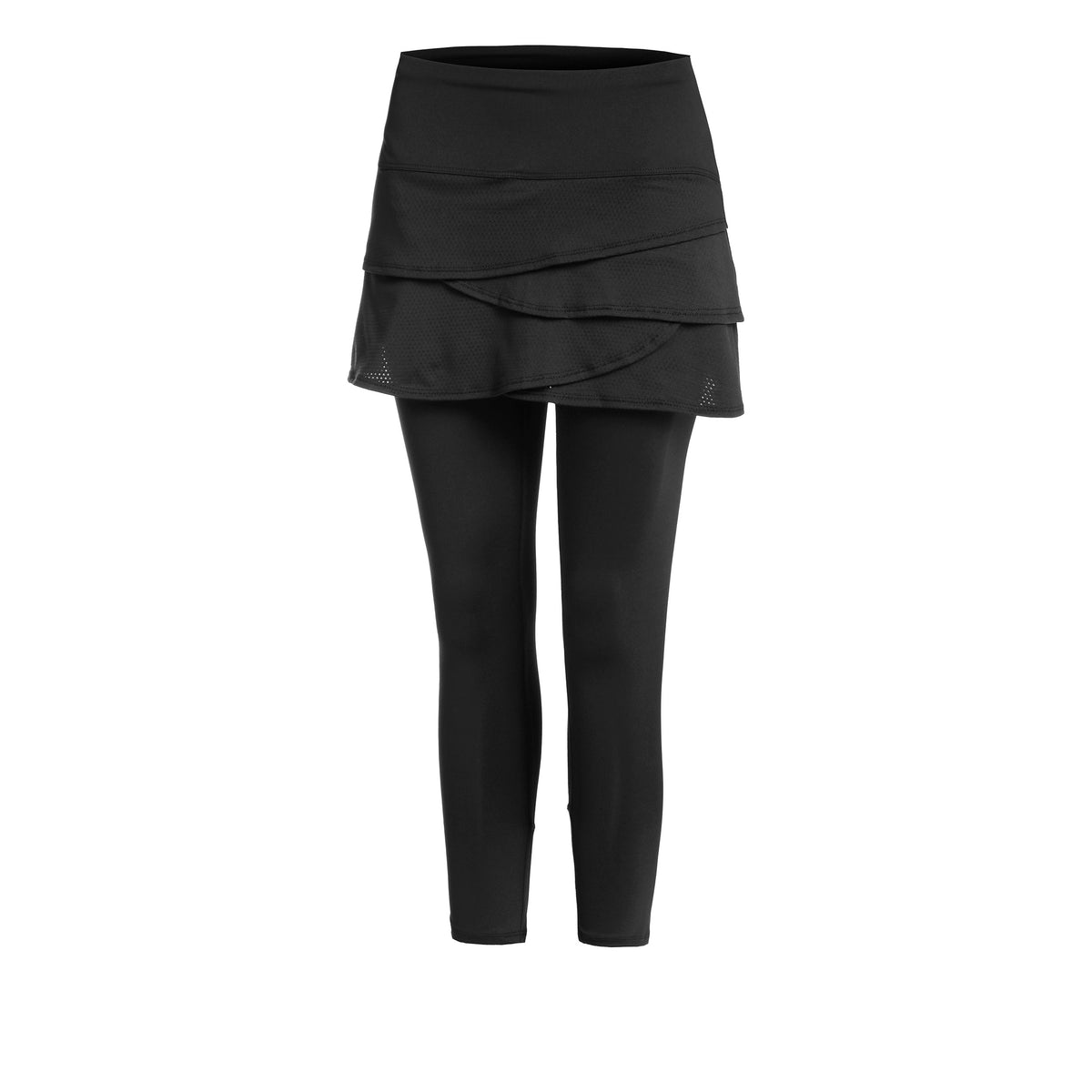Lucky in Love Needle Out Scallop Scapri Women-Black