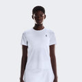 Court T-Shirt Women-White,Multicoloured