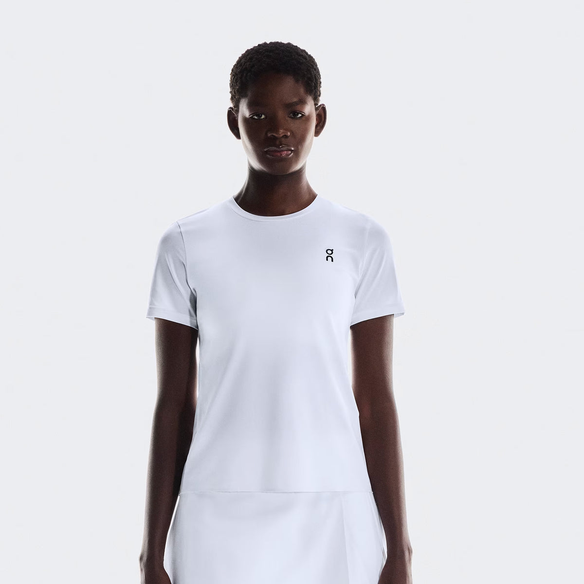 On Court T-Shirt Damen-Weiß,Mehrfarbig