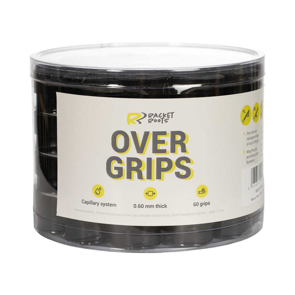 Racket Roots RR Grip 60er Box-Schwarz