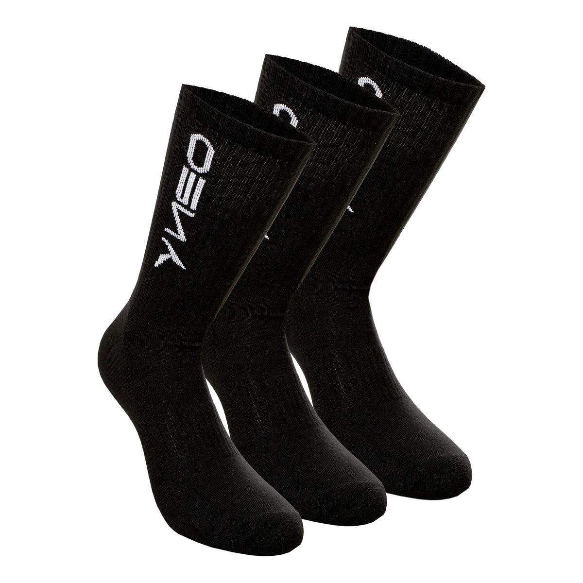 NEO Long Sports Socks 3 Pack-Black