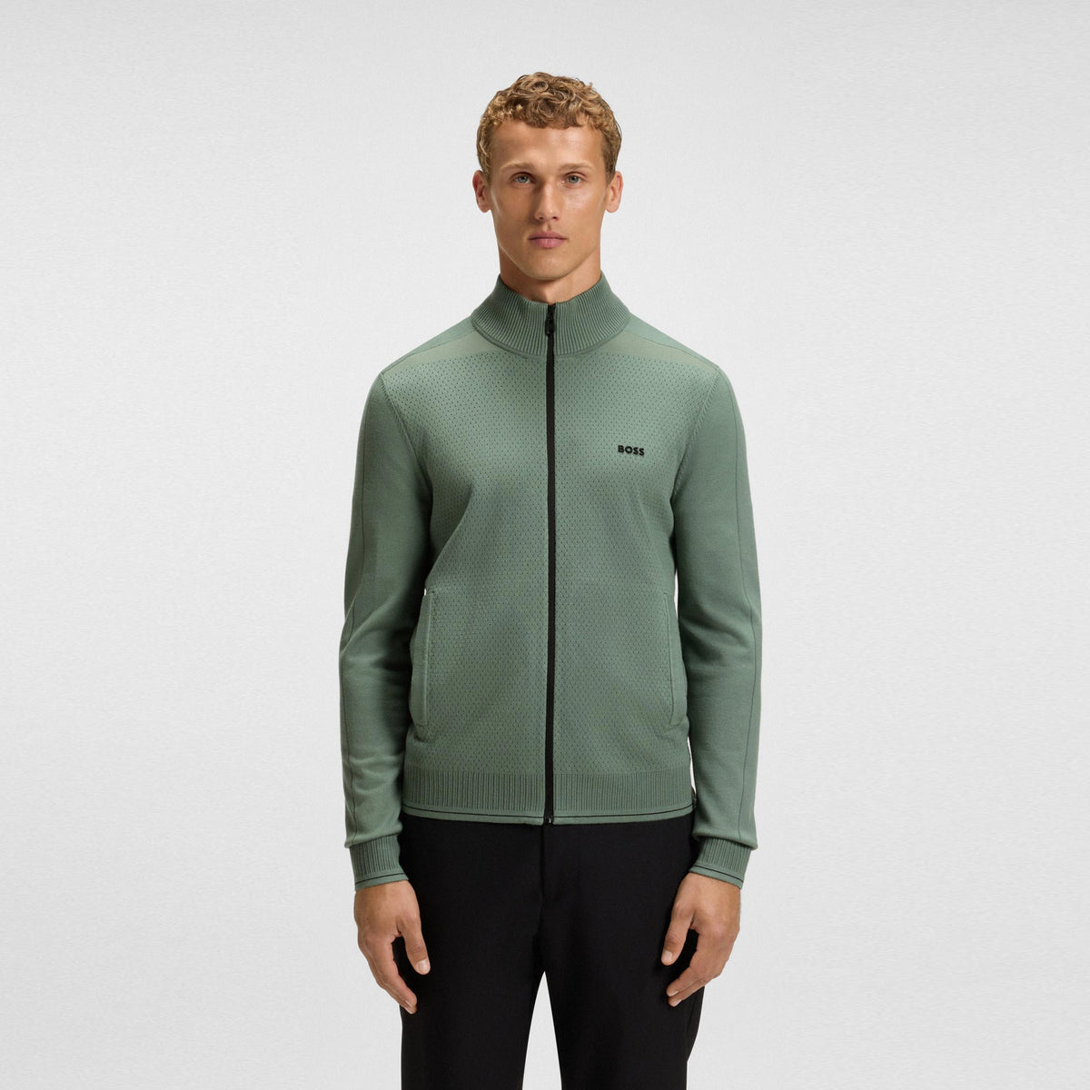 BOSS League Training jacket Men-olive