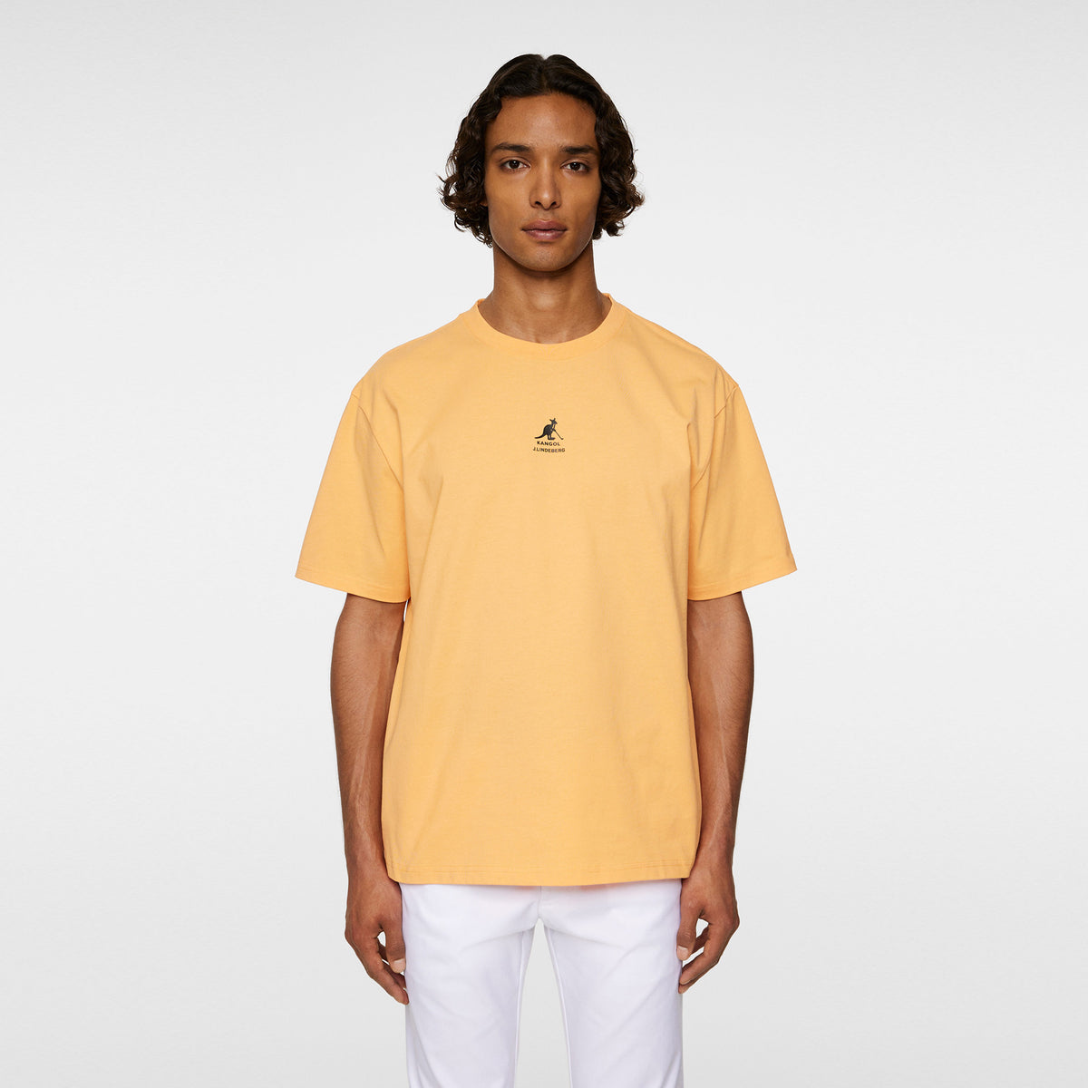 JLindeberg Kangol Davie T-Shirt Men-Orange