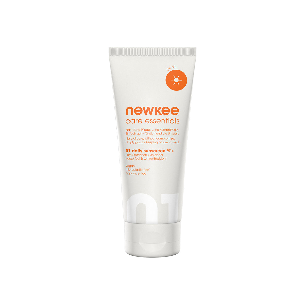 Newkee daily sunscreen 50+ Cosmetics - white, orange
