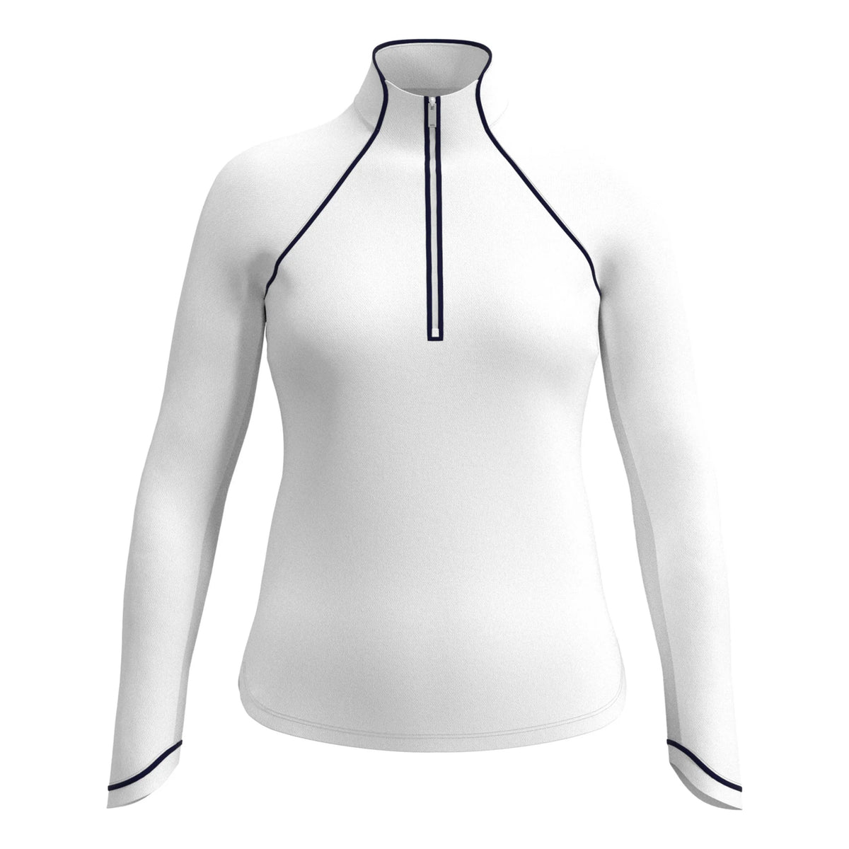 Original Penguin Solid Sun Protection Trainingsjacke Damen-Weiß