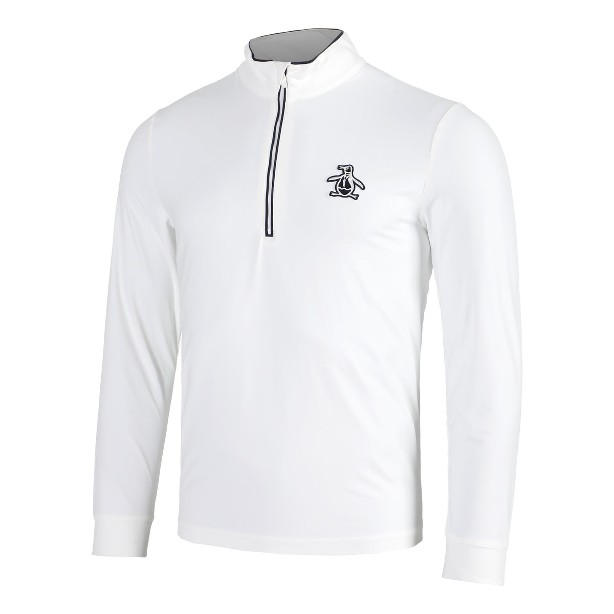 Original Penguin 1/4 Zip Technical Training Jacket Men-White