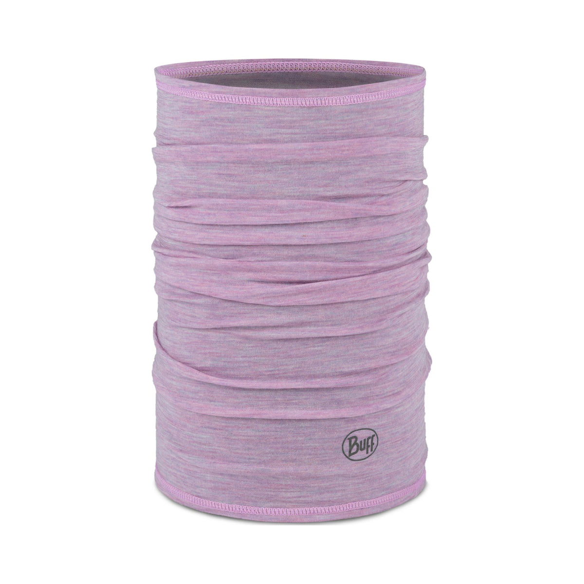 Buff Merino Lightweight Tube scarf Unisex - lilac