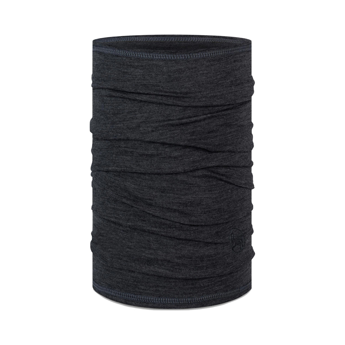 Buff Merino Lightweight Tube Scarf-Grey