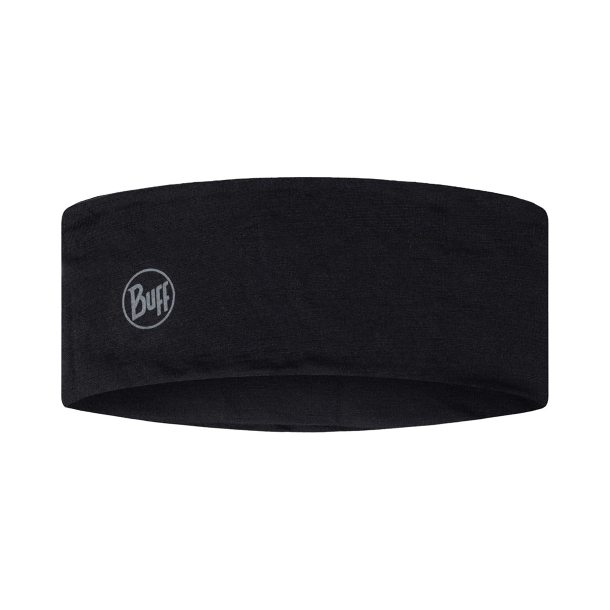 Buff Merino Lightweight Stirnband-Schwarz