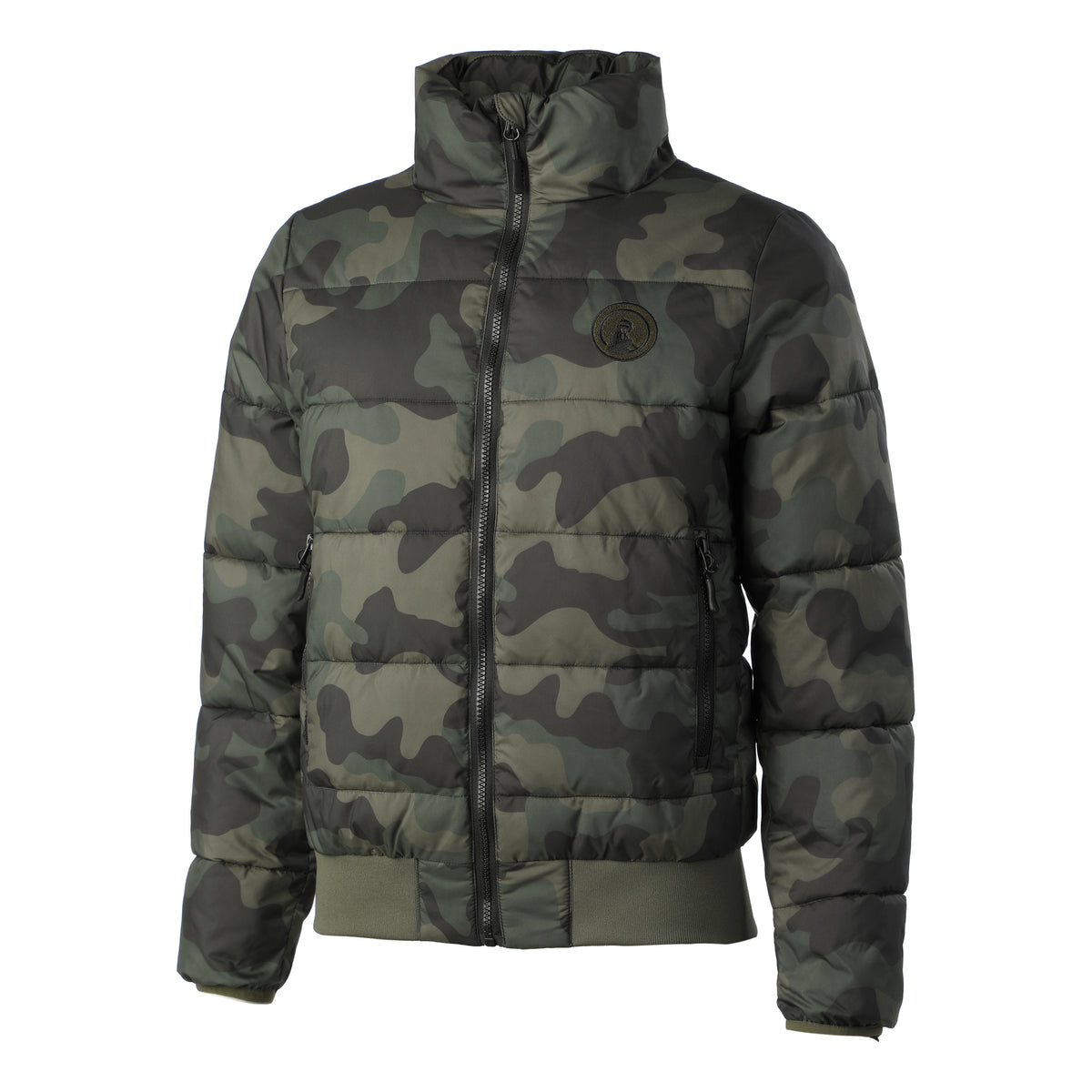 Quiet Please Camou Supercourt Down Jacket Women-Olive,Khaki