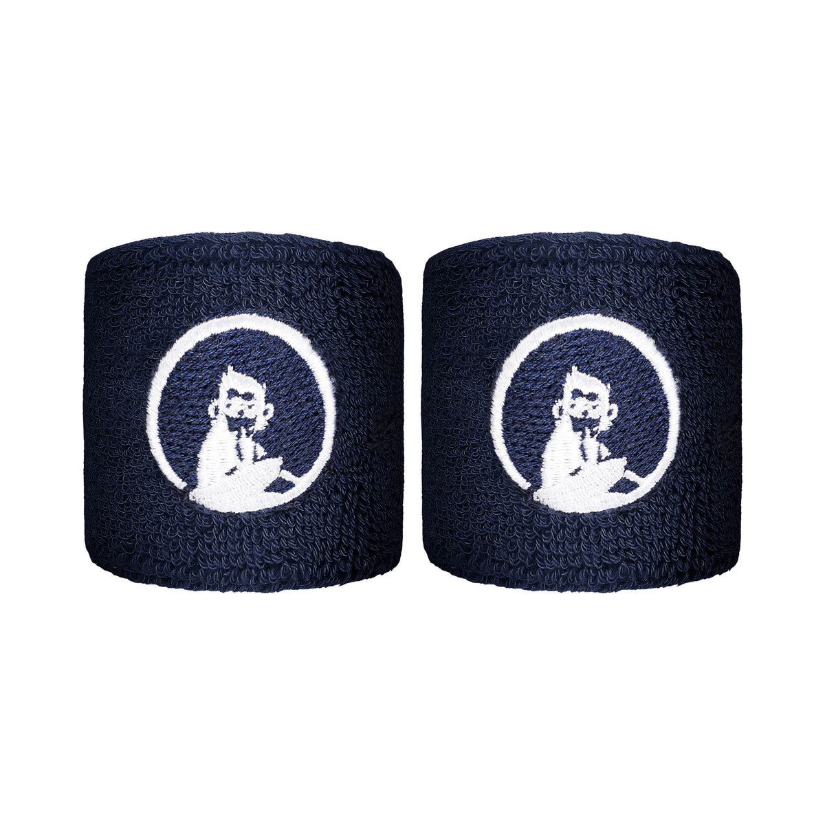Quiet Please Wristband 2 Pack short - blue