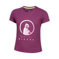 Baseline Logo T-Shirt Mädchen-Berry,Pink