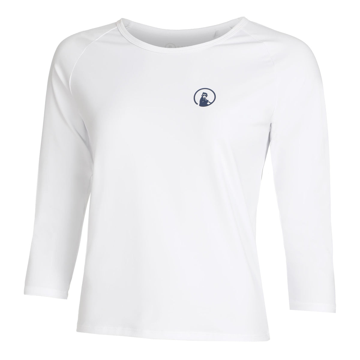 Quiet Please Mixed Long Sleeve Women-White