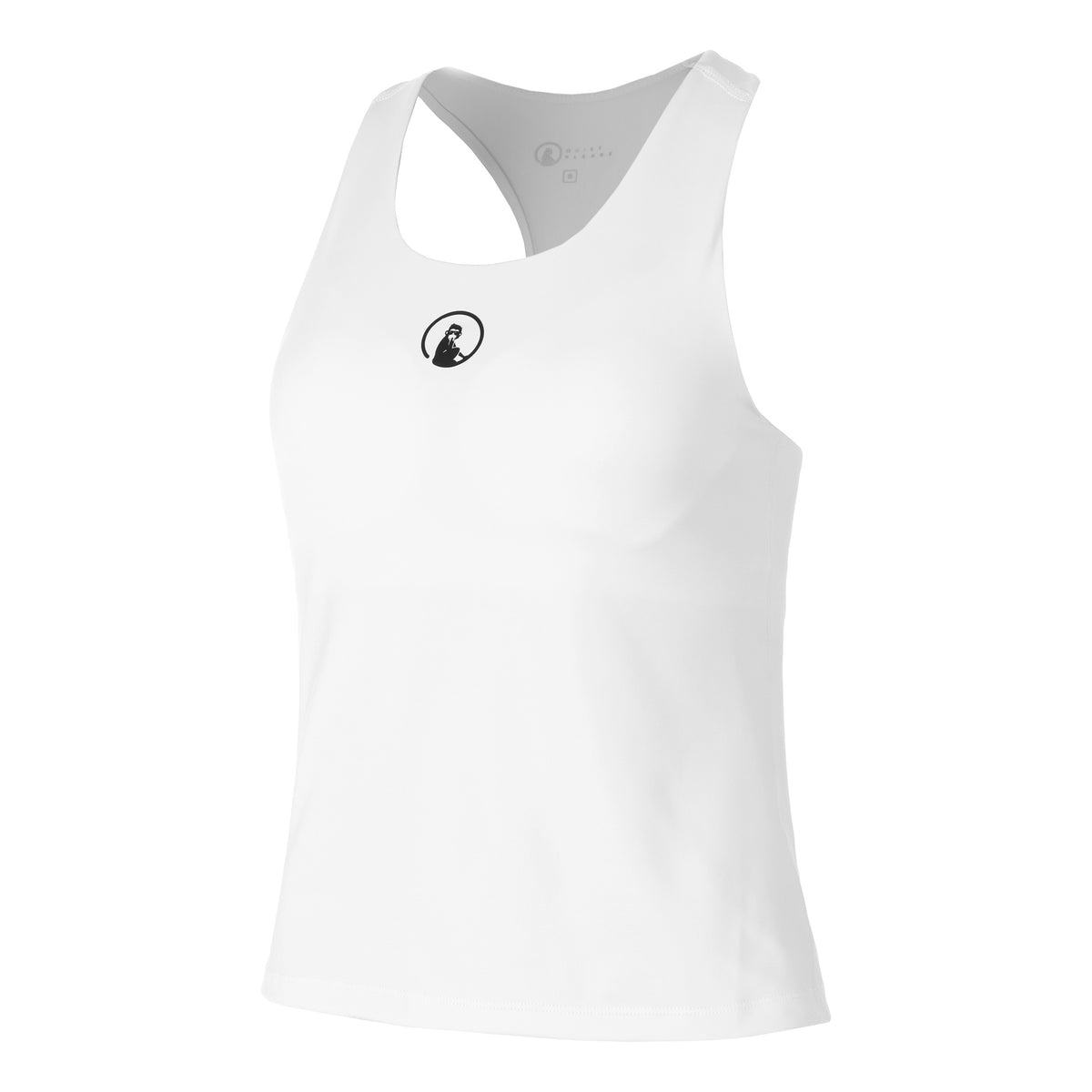 Quiet Please Inside In Tank Top Women-White